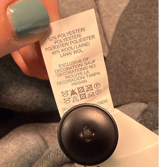 Lucky Brand Women Gray Blazer Jacket Knit Trim XS - Picture 5 of 6